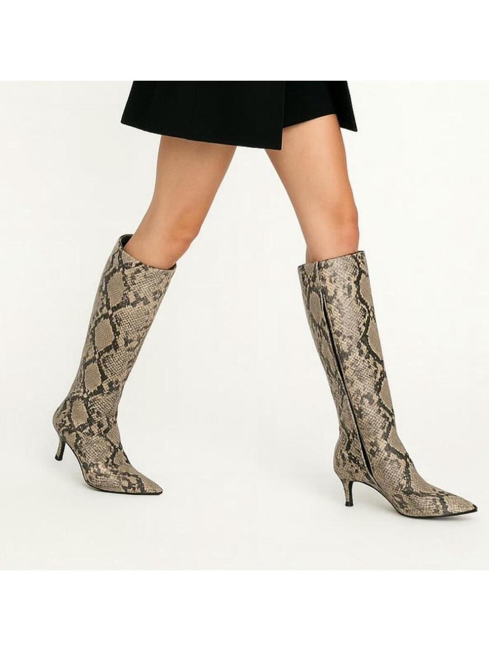 brand New Giani Bini Snake Print Knee High Boots | 7